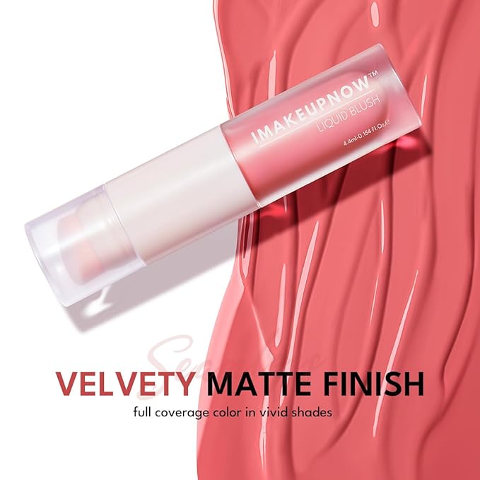 MAKEUPNOW Eye Primer with Liquid Blush for Cheeks | Build-in Brush - Application & Blending All in One #L001