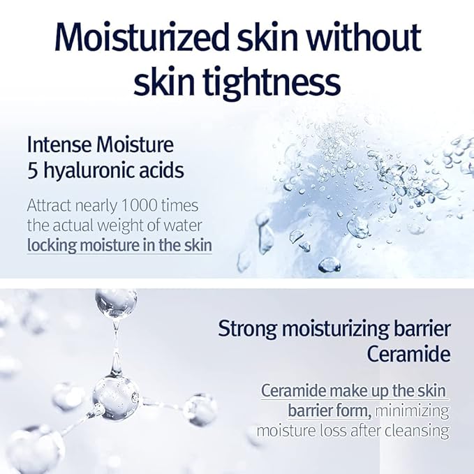 PKY Low pH Facial cleansing washes(water type)Makeup Remover Face Cleanser with Witch Hazel and AHA - Cica, Tea Tree Extract Natural Ingredients Calming Cleanser Ceramide Micellar Water 9.8 Fl Oz