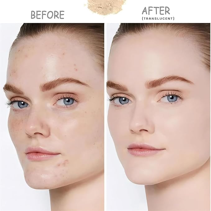 Beauty Blurring Powder, Beauty Pink Setting Powder, Blurring Setting Powder, Beauty Blurring Powder, for All Skin Tones (Pink, A)