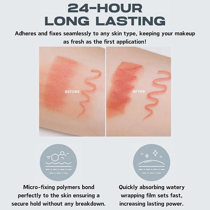 Air Fit Powder Pact + Long Lasting Makeup Coating Fixer BUNDLE SET