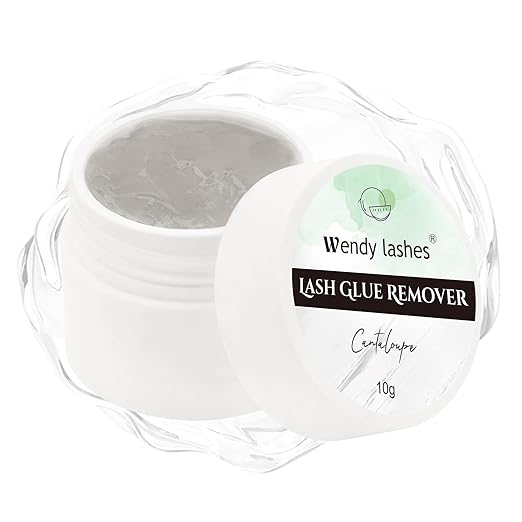 Eyelash Glue Remover for Lash Extensions: for DIY and Lash Artists, Wendy, 10ml Cream, Effectively, Low Irritation, Grey, Cantaloupe Flavored