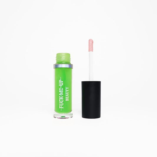 FMU Beauty Hyper Hue Lip & Cheek Tint for Bright Colorful Festival Makeup (Matrix (Green))