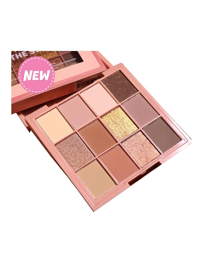 Among The Stars Palette - Makeup Palette - Eye Shadow - 12.3cm x 2.3cm x 12.3cm - 0.05 Fl Oz - 12 Shades - Vegan - Cruelty-Free - Gluten-Free - Phthalate Free
