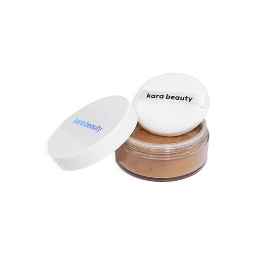 Kara Beauty Essentials Loose Setting Powder Long Lasting Waterproof Powder Hyaluronic Acid & Coconut Oil (Translucent Deep)