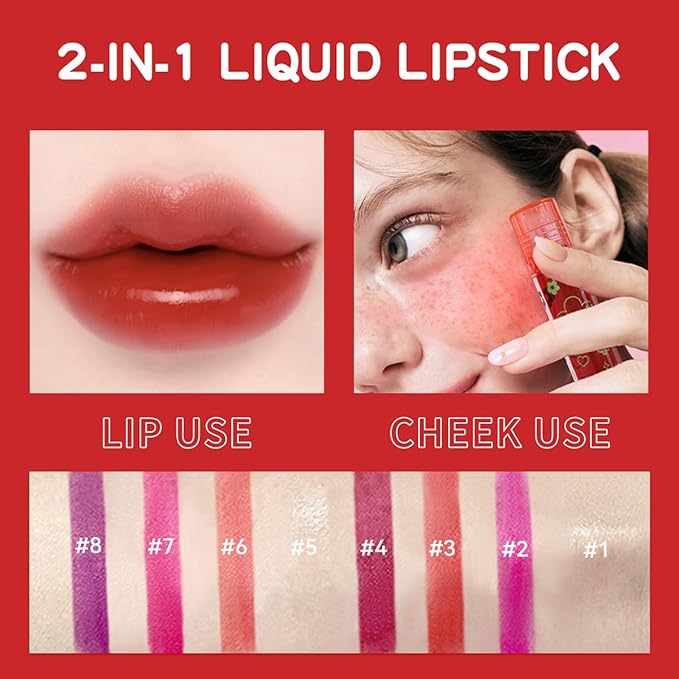4PCS Rolling Ball Lip Oil Set, Long Lasting Hydrating & Moisturizing Lip Gloss Set for Kids Lip care, Transparent Lip Gloss for Dry and Chapped Lips (Set B, 0.16 Oz/Pcs)