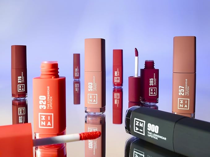 3Ina The Longwear Lipstick - 444 Lilac for Women - 0.20 oz Lipstick