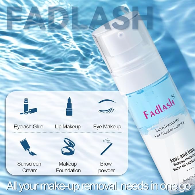 Eyelash Extension Remover 10g Lash Extension Remover Dissolves Powerful and 60ML Eyelash Extension Remover Gentle Soothing Cluster Lash Extension Remover