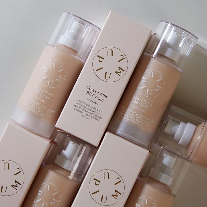 LU'PIUM Cover Prime BB Cream, Concealing Blemishes, dark circles, Natural skin tone, Lightweight hydrating skin enhancer, silky finish 1.69 Fl Oz.