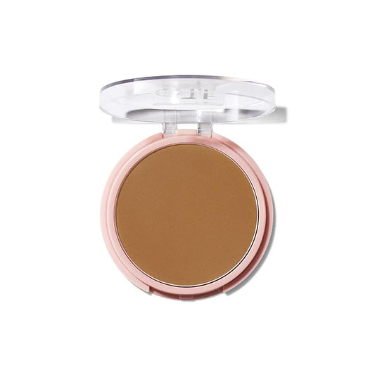 e.l.f. Halo Glow Powder Filter, Ultra-fine Finishing Powder, Smooths The Look of Pores & Fine Lines, Creates A Soft-Focus Glow, Vegan & Cruelty-Free, Deep Neutral
