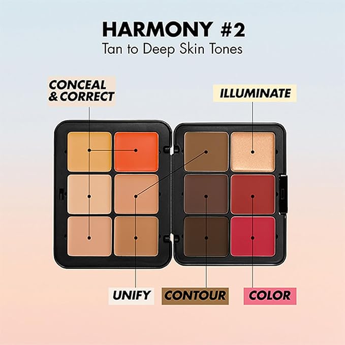 12 Color Contour Palette, Bronzer, Blush, Highlighter Face Palette with Makeup Brushes, Matte and Glow, Makeup Palette Contour Kit for Conceal Dark Circles Correct Discolorations
