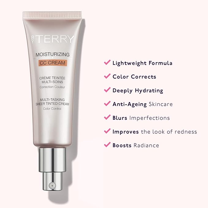By Terry Moisturizing CC Cream | Tinted Moisturizer & Colour Corrector | Natural | 30ml (1.41 Oz)