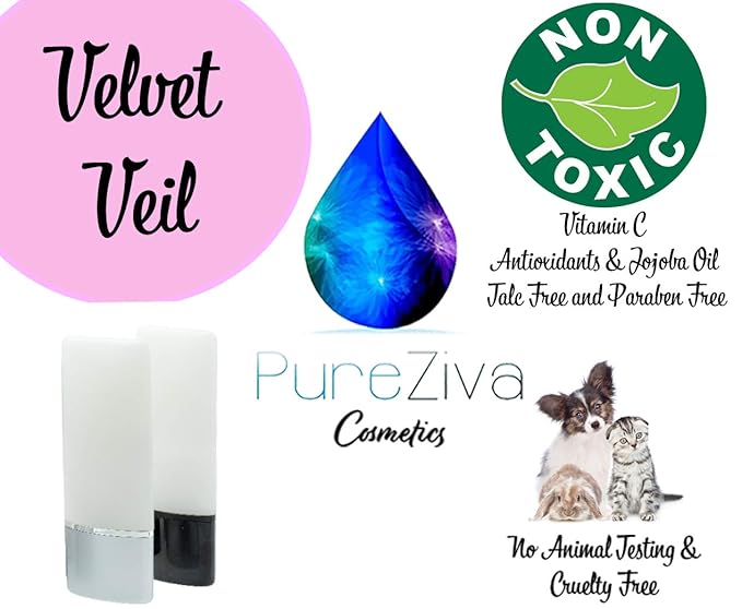 Moisturizing Velvet Veil Foundation Primer Serum Gel, Paraben & Talc Free, 1 Ounce Tube, No Animal Testing & Cruelty Free, Non-Comedogenic
