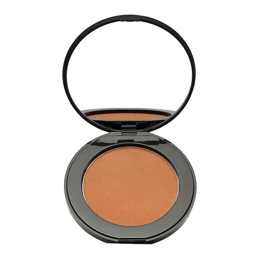 Australia Mineral Pressed Powder Bronzer - Warm Toned, Medium Shade Bronzer Powder - Shimmery Finish - Vegan - Sunswept - 0.7 oz