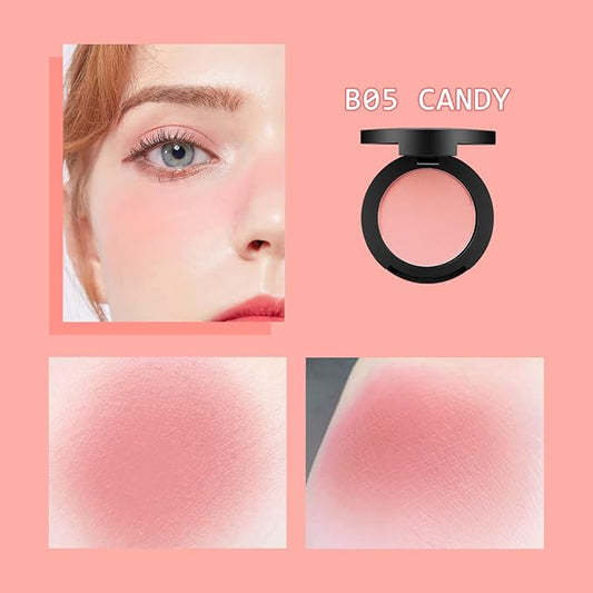 LAMUSELAND 8 Colors Soft Velvet Blush Matt Lasting Blusher (B05 CANDY)