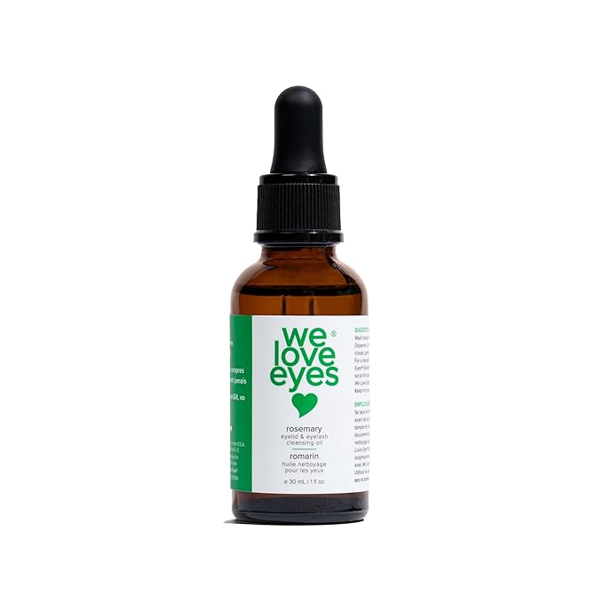 We Love Eyes - Rosemary Eyelid & Eyelash Cleansing Oil - Allergen Removal - Preservative-Free - Rosemary Oil - 30ml