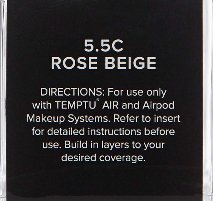 TEMPTU Perfect Canvas Airbrush Foundation Airpod: Anti-Aging Long-Wear Makeup, Buildable Coverage Semi-Matte, Natural Finish