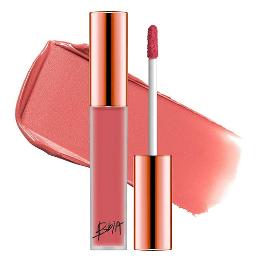 BBIA Last Velvet Lip Tint - Soft & Creamy Matte Finish Lip Stain, Blur Effect with Velvety Texture, Long-Lasting, High Pigment, Lightweight, Non-Drying, Korean Lip Makeup (16 MORE GRACEFUL)