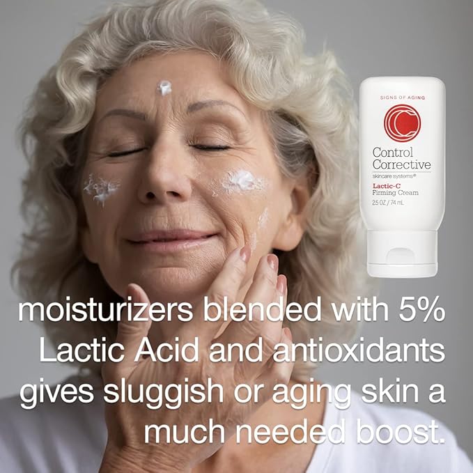CONTROL CORRECTIVE Tinted Moisturizer with SPF30 & Lactic-C Firming Cream, Anti Aging, Brighten & Smooth