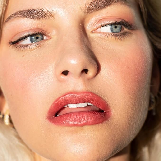 Ere Perez - Natural Carrot Color Pot | For Lips + Cheeks | Buildable, Blendable, Creamy, Vibrant, Satin Finish | Cacao Butter, Avocado + Castor Seed Oil | Vegan, Cruelty-Free, Clean Beauty (Happy)