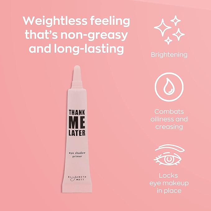 Elizabeth Mott Bundle : Color Correcting Face Primer, Eye Shadow Primer & 3-in-1 Dewy Setting Spray - Neutralizes Redness, Long-Lasting, Hydrating Makeup Set