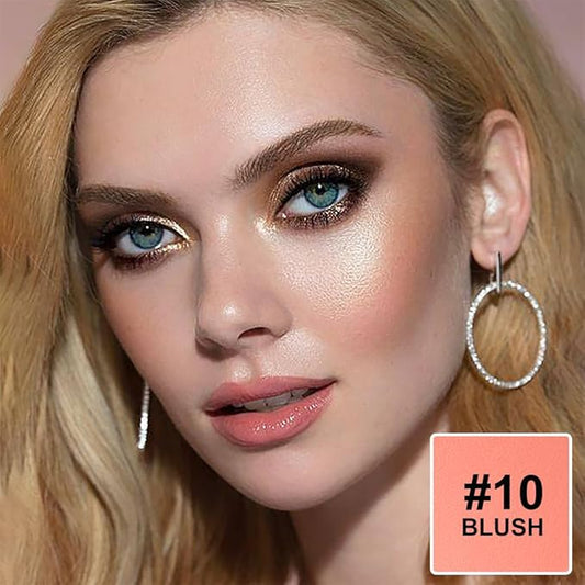 Blush Stick, Multi-use Blush Stick for Cheeks, Eyes, Lips, Silky Creamy Face Stick for Old Women & Mature Skin, Blendable and Buildable Color, Long Lasting Waterproof Non-greasy Formula (#10, Blush)