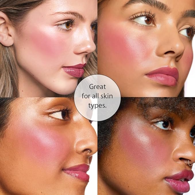 Frilliance Hydrating Cream Blush, Very Berry Glow Tint, Cruelty Free Hypoallergenic for Teens of All Skin Types, 30 ml / 1 fl oz