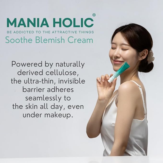 Soothe Blemish Cream | Green Tea Proactive Spot Care, Cream to Patch Formula, Hydrates and Soothes Skin, Makeup Friendly, Korean Skincare, 0.67 fl oz.