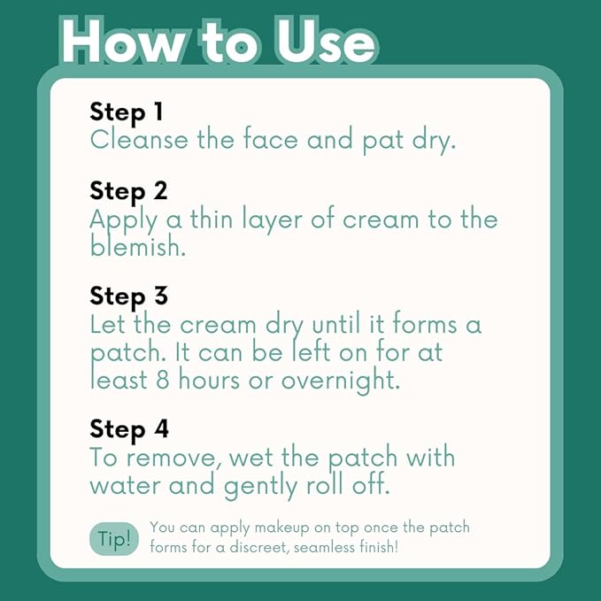 Soothe Blemish Cream | Green Tea Proactive Spot Care, Cream to Patch Formula, Hydrates and Soothes Skin, Makeup Friendly, Korean Skincare, 0.67 fl oz.