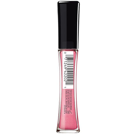 L'Oreal Paris Infallible Pro Gloss Plump Lip Gloss with Hyaluronic Acid, Long Lasting Plumping Shine, Lips Look Instantly Fuller and More Plump, Gleam, 0.21 fl. oz.