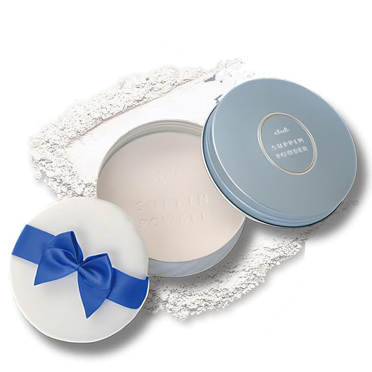 Setting Powder for a Natural Matte Finish, Lightweight Face Powder with Skin-Smoothing Amino Acid Formula Pressed Powder, Innocent Floral, 0.87 Fl Oz(26g)