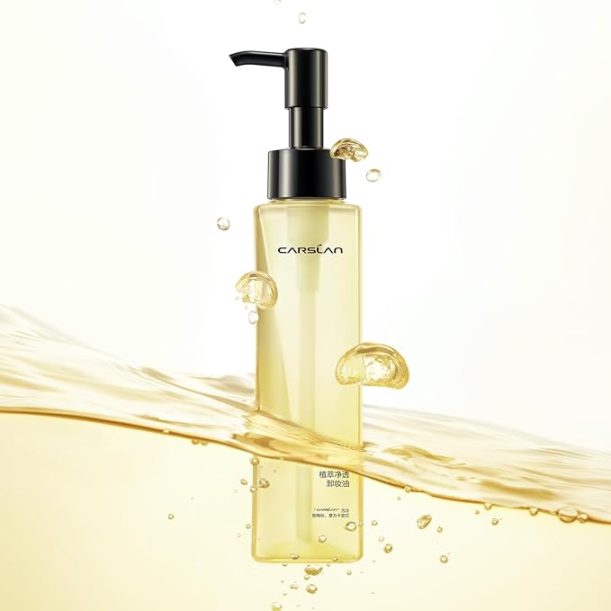 Purifying Cleansing Oil, Gentle Oil Cleanser with Olea Europaea and Vitamin E for Face, Lightweight Makeup Removing Cleansing Oil, 4.06 fl oz / 120ml