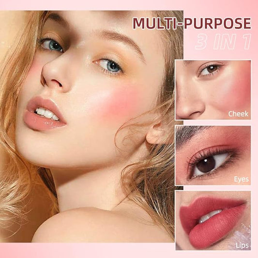 Liquid Blush Makeup, Weightless and Blendable Liquid Blush Wand for Cheeks - Long-Lasting Skin Tint Makeup with Natural-Looking, Radiant Glow - Perfect for Creating Soft and Healthy Flush (#04 APRICOT)