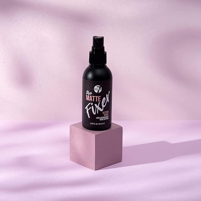 W7 The Fixer Makeup Setting Spray - Matte Finish - Long-Lasting, Ultra-Fine Formula - Cruelty Free and Vegan - 2 Pack