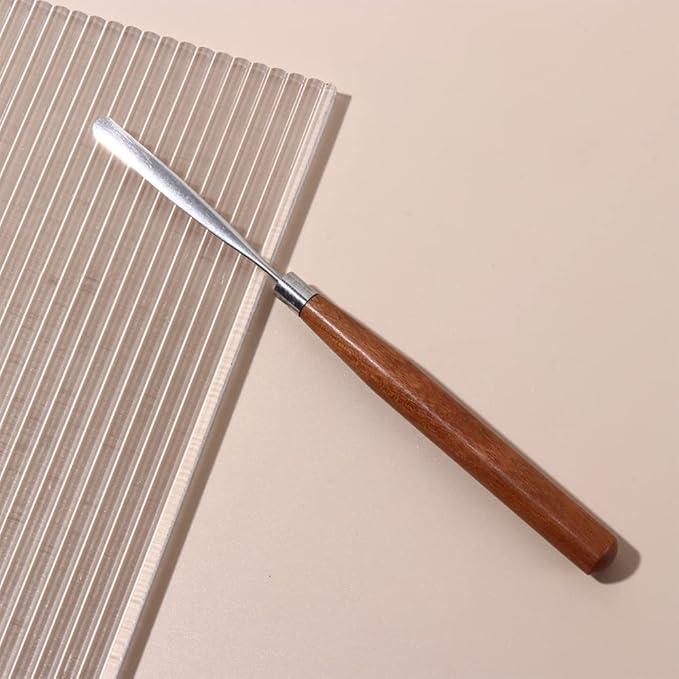 Pokinge Stainless Steel Nail Art Spatula Cosmetic Makeup Palette Spatula Spoon Cream Stirring Rod Mixing Tool Manicure Accessories For Women