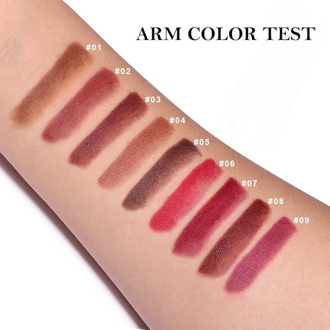 Sculpting Matte Lip Liner pencil,Gradient Matte Lipstick Crayon,Smooth Creamy Texture lip Pencil, Waterproof Smudge Proof Lipstick Pencil,Highly Pigmented Lip Makeup,Vegan Beauty.09#