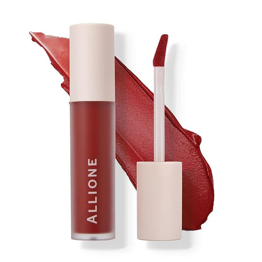 ALLIONE Korean Lip Tint Balm, Velvet Matte Tint Stain, Moisturizing Hydrating Cream for Soft Lips, Smudge-proof Color