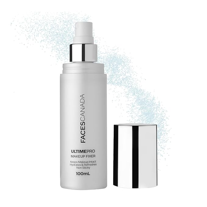 Ultime Pro Makeup Fixer | Long Lasting Setting Spray | Hydrating & Refreshing Facial Mist with Hyaluronic Acid | Lightweight & Non Sticky | 3.38 Fl Oz (100ml)