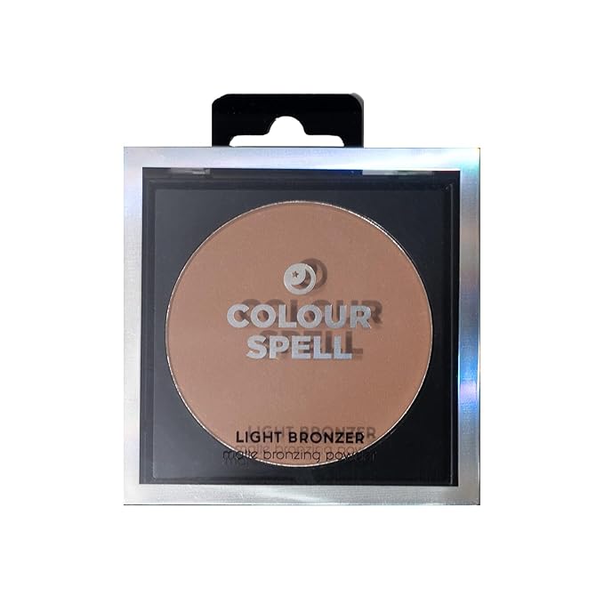 Profusion Cosmetics Colourspell Light Bronzer, Lightweight Bronzing Powder in Soft Matte Finish to Define Facial Features with a Sun Kissed Glow