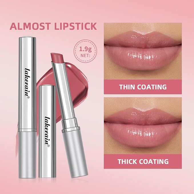 Tinted Lipstick Pink Honey, Hydrating Sheer Formula Lip Balm, Natural Glossy Finish (Pink honey, 1 PC)