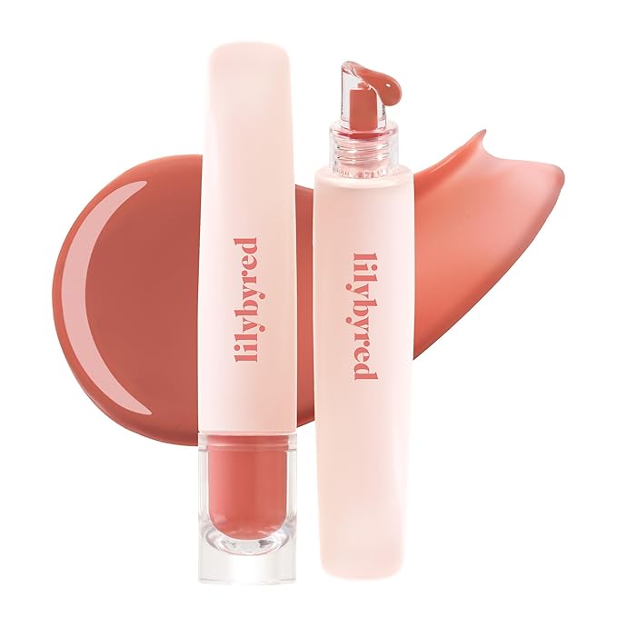 lilybyred Tangle Jelly Balm | Korean Hydrating & Nourishing Lip Gloss, High Shine Finish, Plumping & Volumizing Effect, Bouncy Jelly Texture, Squeeze Tube Formula, 0.30 fl. oz. (01 Apricot Jelly Bite)