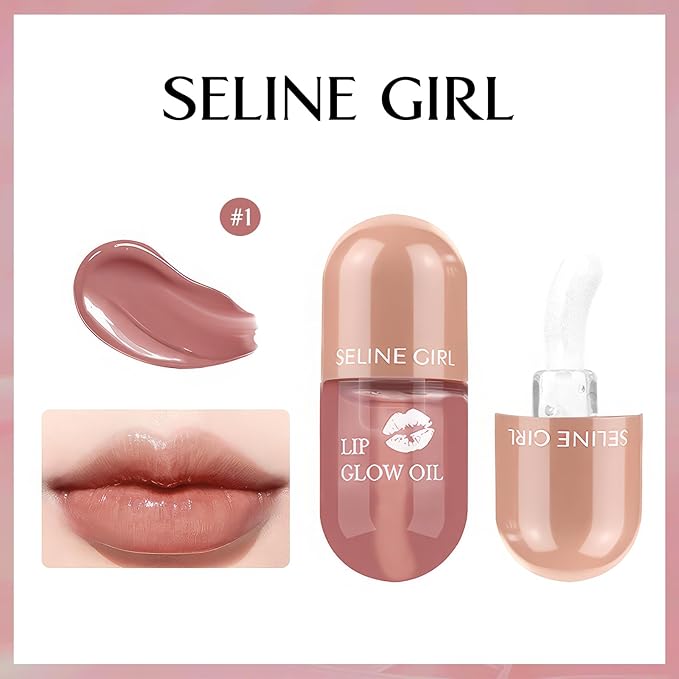 Lip Gloss, Lip Stain Makeup Smooth and Creamy Texture, Lip Tint for Women Girls, Long Lasting Lipstick, Lip Stain Makeup Moisturizing Non-Sticky #light pink