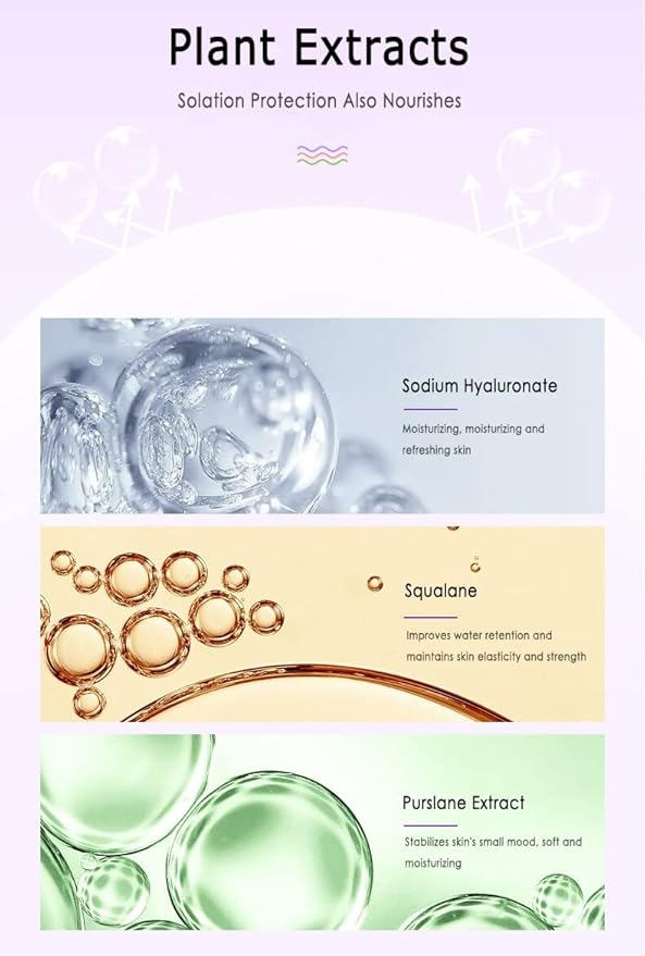One Step Color Corrector Tri-Color contour Isolation Cream Skin Tone Correcting & Brightening Makeup Primer Neutralizing Dark Circles & Veins Correcting Redeness for Glowing, Flawless Makeup (3 Packs)