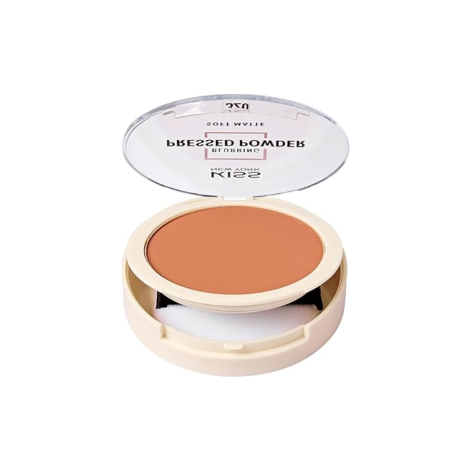 Soft Matte Pressed Powder, Blurring Poreless Face Powder Makeup, Medium Coverage Setting Powder Infused with Salicylic Acid & Niacinamide, Clean Beauty (Classic Tan, 0.28 Ounce)