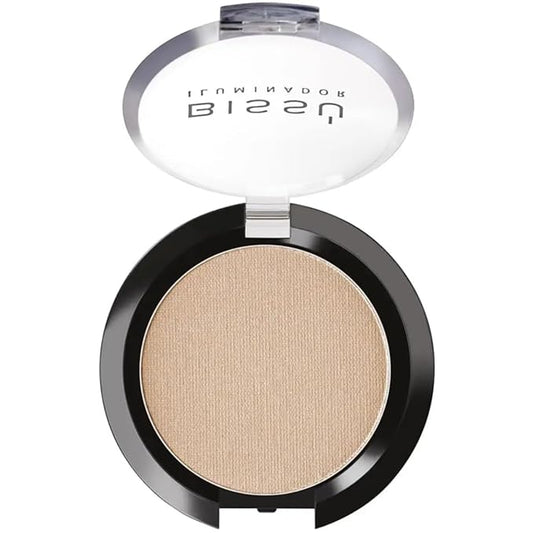 Bissú Powder Highlighter Makeup – Lightweight, Silky Formula for Radiant Skin, Easy Application, 10 Versatile Shades (06 Virgo, 4.5 Grams)