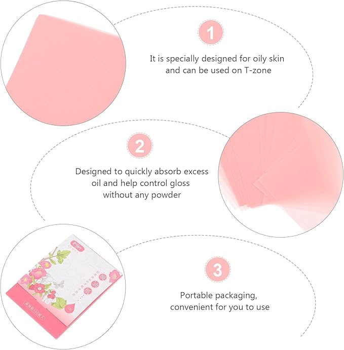 BESTOYARD 2000 Oil Blotting Sheets for Face, 20 Boxes Facial Tissues for Oily Skin Care, Makeup Blotting Paper, Portable Oil Control Film for Home, Office, Travel, Sports