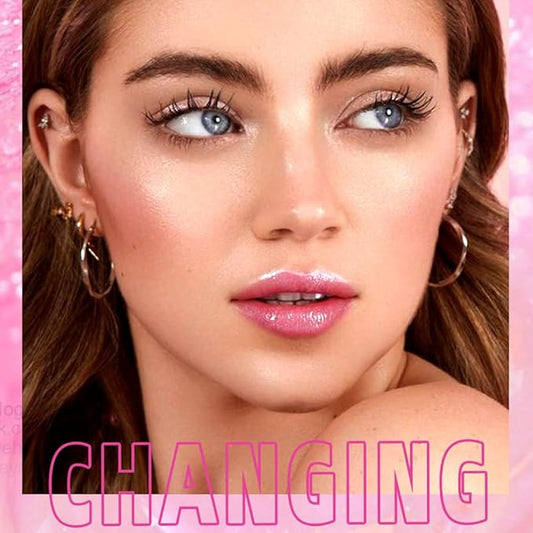 Magic Color Changing Lip Oil Lip Stain, Moisturizing Color Changing Lip Gloss, Nourishing Repairing Lip Glow Oil Non-Sticky Primer Lip Tint Fresh Clear Lip Care,1 PC