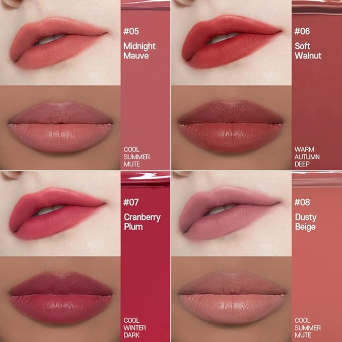 ETUDE Fixing Tint #06 Soft Walnut 4g | Long Lasting, High Pigmented Liquid Lipstick, Lip Stain, Waterproof, Lightweight matte finish, Full Coverage
