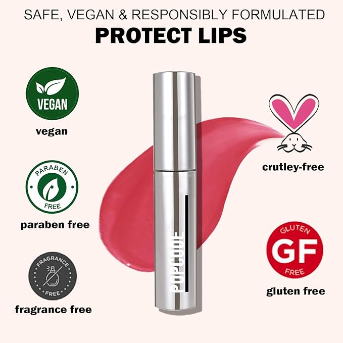Peel Off Lip Stain - Long Lasting, Transfer Proof and Waterproof Tattoo Lip Tint, Matte Finish Lip Stain Peel Off, Infused with Vitamin E & Algin & Hydroxyacetophenone, #016 Cherry