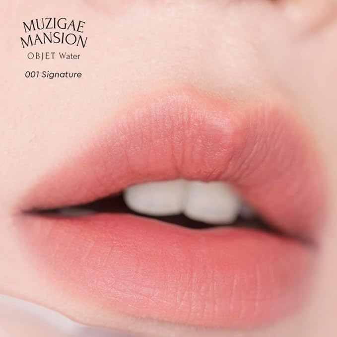 MUZIGAE MANISON City Chic Trio - 03 Nuddy | Objet water 01 Signature & 02 Spicy & Moodwear Blur 03 Nuddy | K-Beauty Lip Stain Matte Lipstick