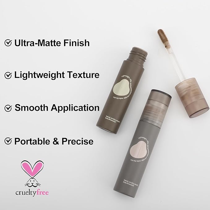 Erinde Liquid Contour Stick – Warm Toned Natural Brown Cream Bronzer for Face Definition, Soft Silky Texture with Buildable Coverage, Long Lasting Contour Makeup, Vegan & Cruelty-Free, 202